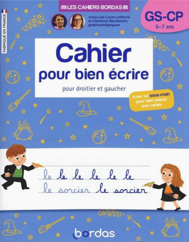 Cahier pour bien écrire GS- CP