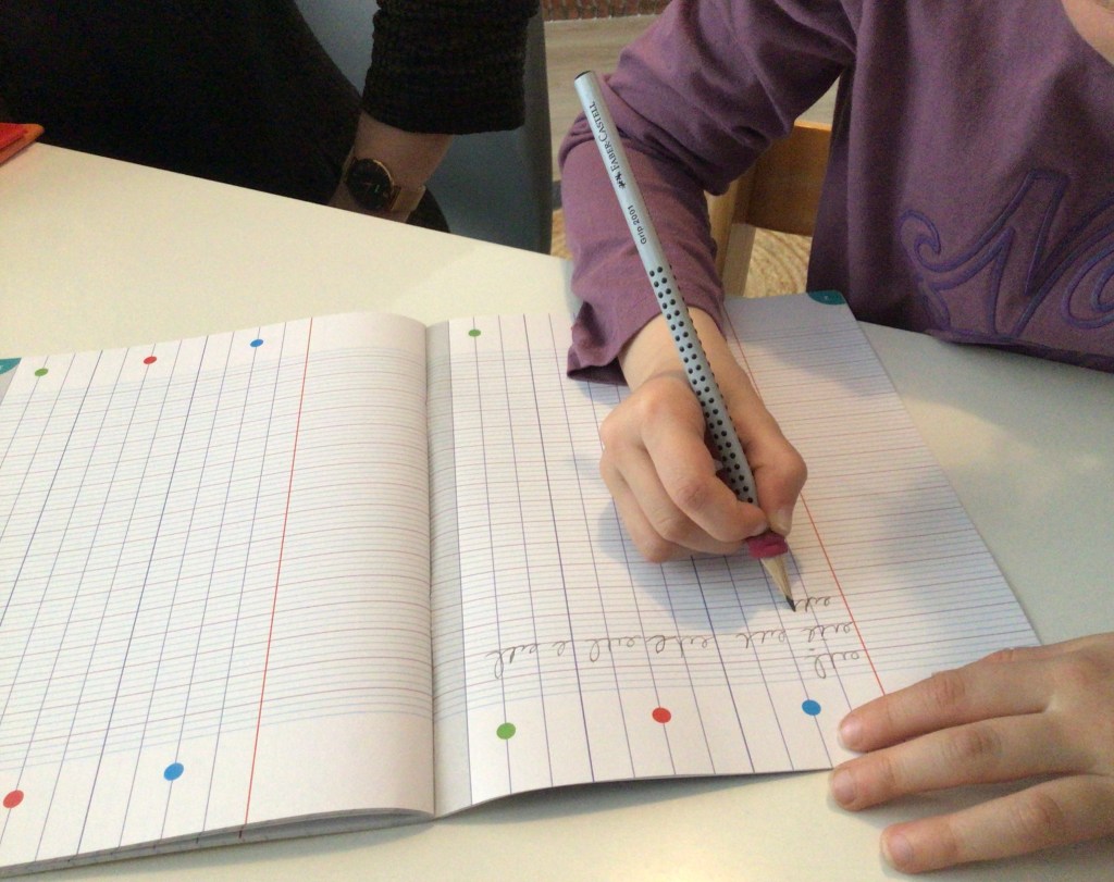 cahier lignage avec colonnes